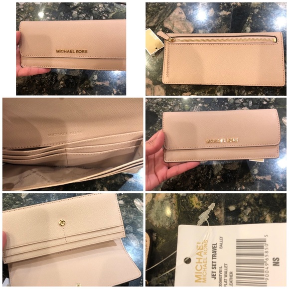 3pcs NWT Michael Kors leather handbag&wallet&pom - Picture 2 of 8